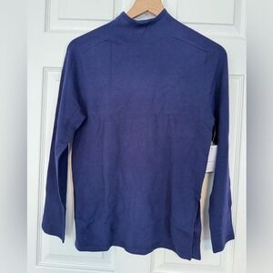 525 America Mock Neck long sleeve blouse‎ Sweater NWT Size L
